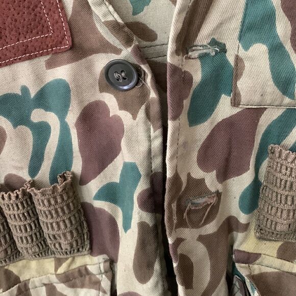 Vintage Caliber Camo Hunting 80’s Suede Bird/Field Vest‎ - Picture 6 of 9